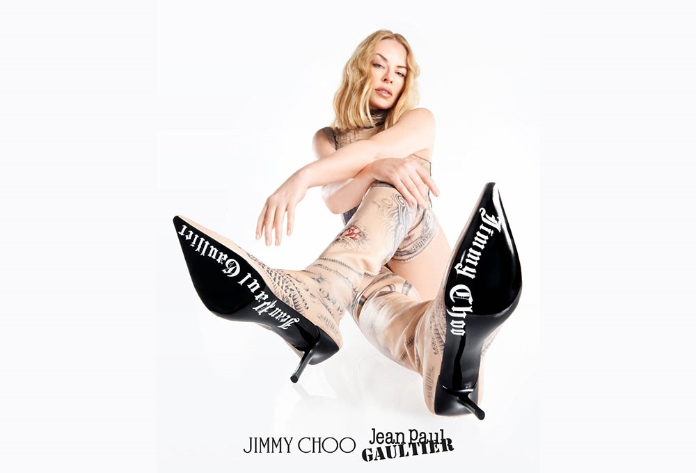 Yeni Jimmy Choo X Jean Paul Gaultier kampanyasının yıldızı Kylie Minogue 