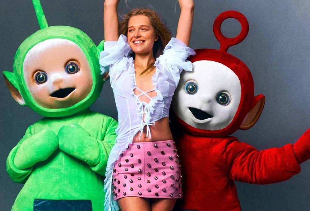 90’lara damga vuran Teletubbies’ler şimdi de moda dünyasında!