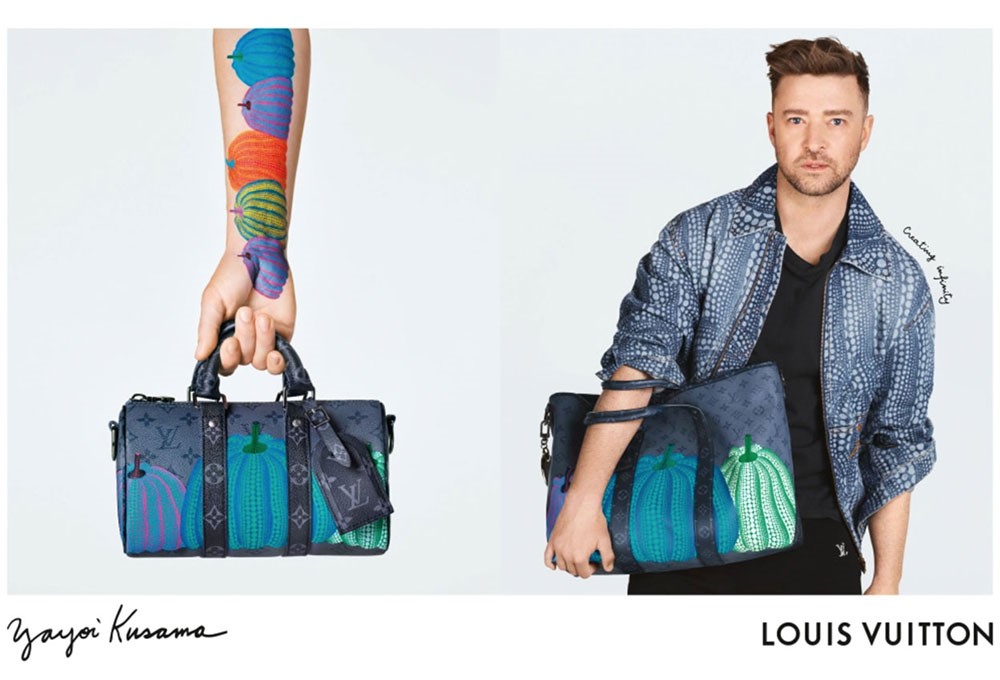 Louis Vuitton x Yayoi Kusama iş birliğinin yeni kampanyasının yıldızı Justin Timberlake 