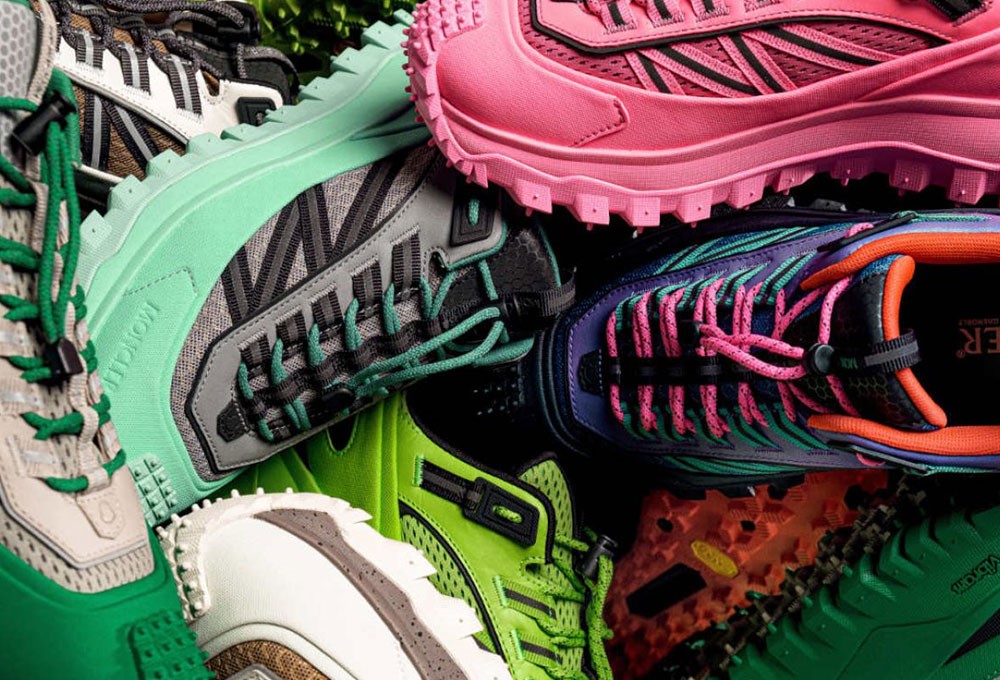 Moncler’in Trailgrip spor ayakkabıları şimdi çok daha renkli