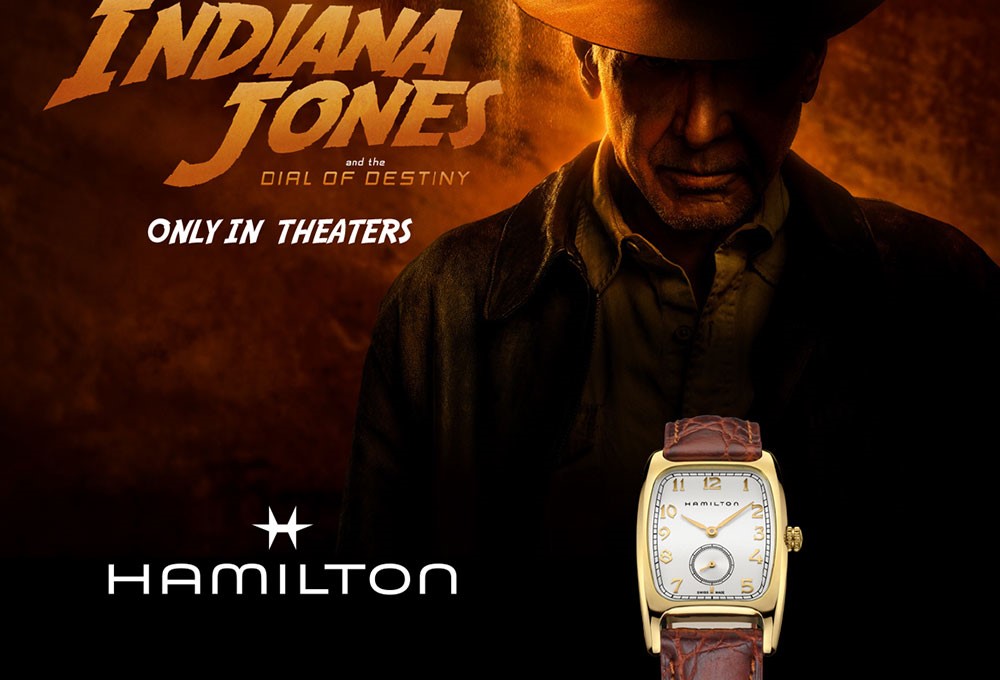  Indiana Jones, beyazperdeye Hamilton Boulton saatiyle dönüyor