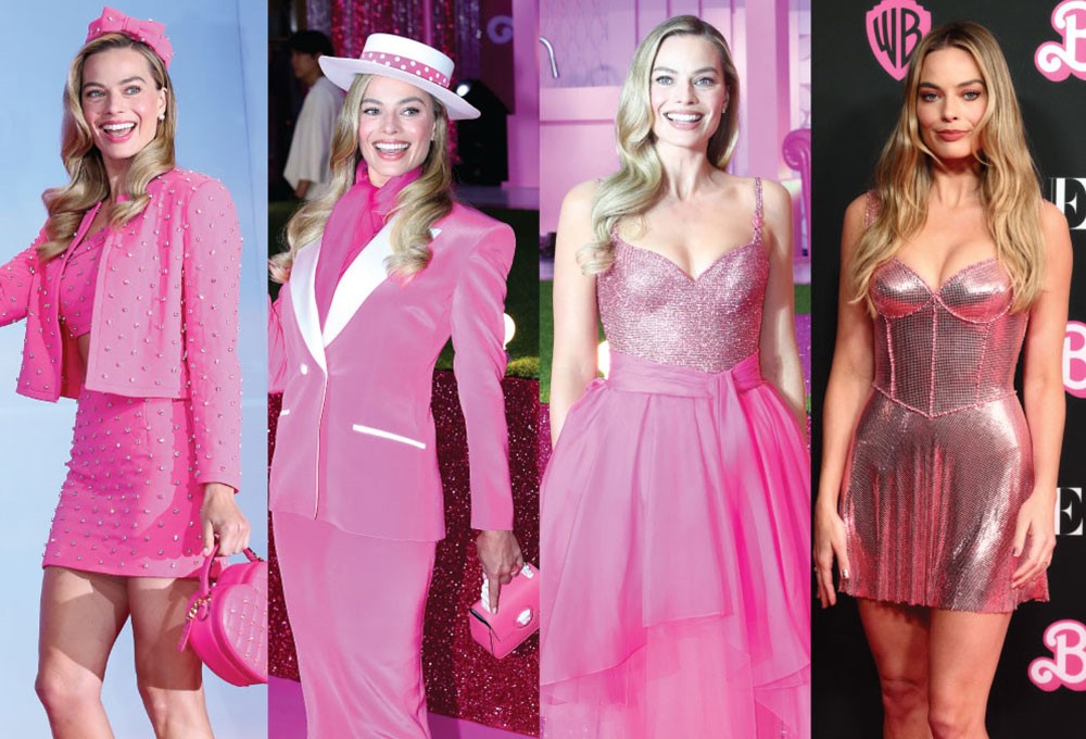 Margot Robbie'den pembe şov!