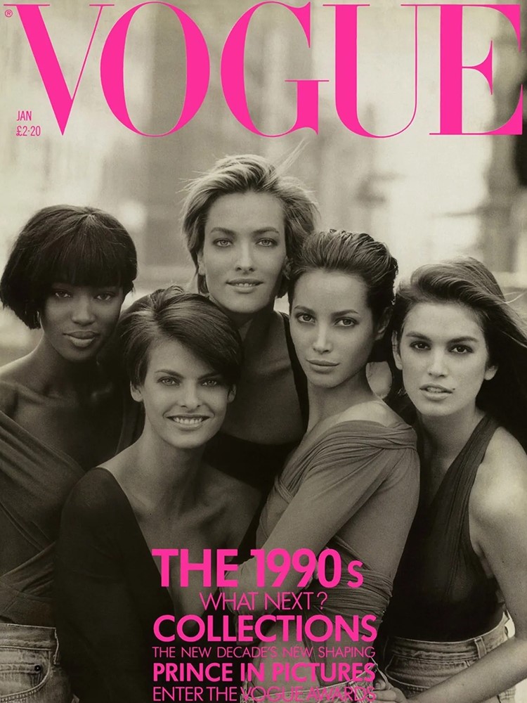 Dört süper model, 33 yıl sonra yeniden Vogue kapağında