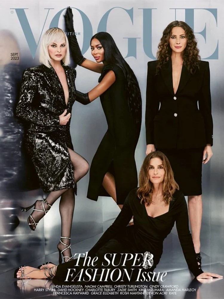 Dört süper model, 33 yıl sonra yeniden Vogue kapağında