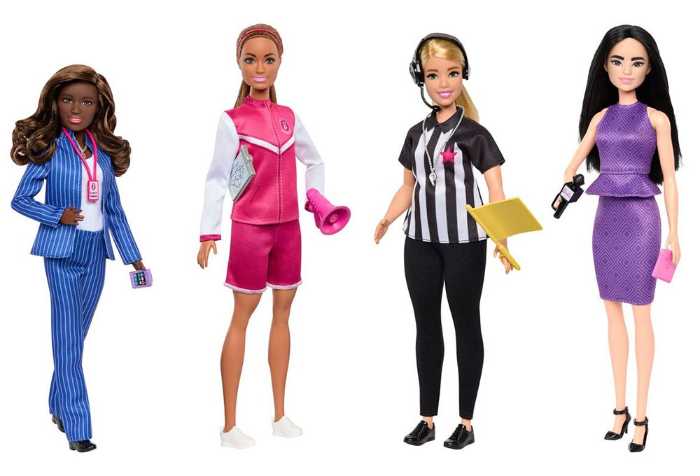 Barbie'nin yılın kariyeri 2023 koleksiyonu spordaki kadınları kutluyor