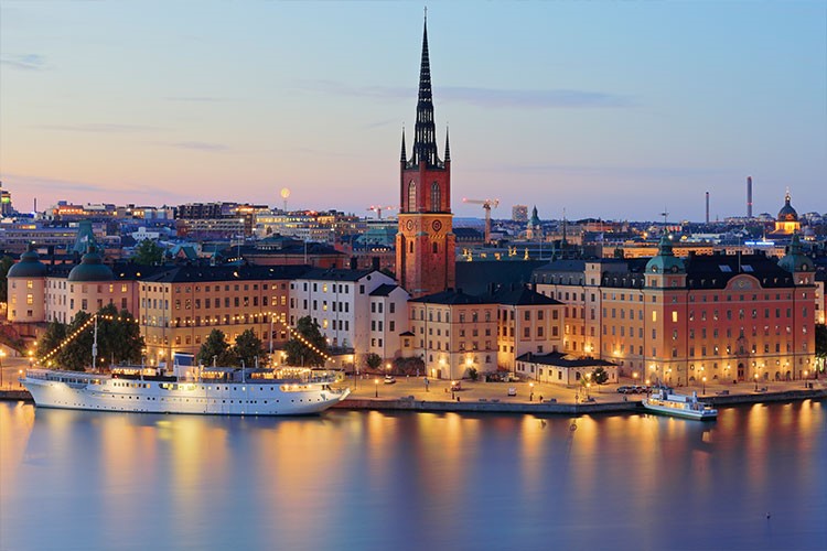 Sade ve zarif bir İskandinav şehri Stockholm