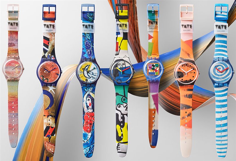 Swatch ve Tate Gallery’den sanat kokan saat koleksiyonu